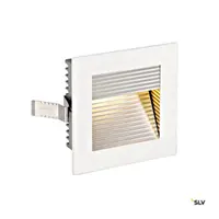FRAME Curbat LED, pătrat, alb mat, alb cald LED
