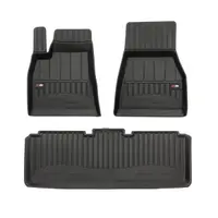 Set covorase cauciuc 3 piese proLine 3D, fata spate negru, potrivit TESLA MODEL S 09.12-