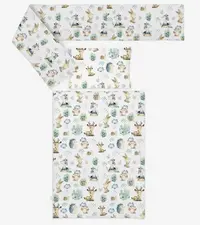 Lenjerie pat 3 piese klups forest world C3 C001