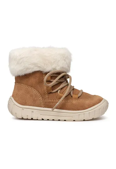 Ghete impermeabile de piele intoarsa - Maro camel
