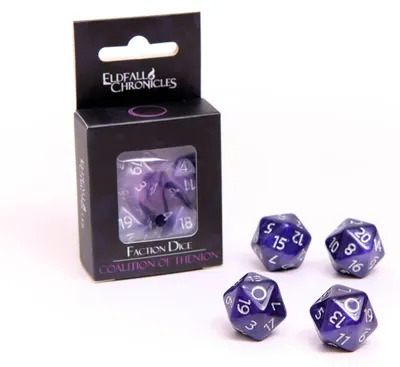 Accesoriu pentru joc de societate Eldfall Chronicles: Northern Wind - Faction Dice - Coalition of Thenion