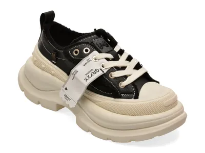 Pantofi sport GRYXX negri, 5368, din piele naturala