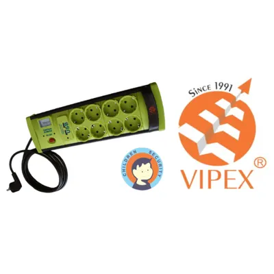 Vipex 43026 Prel protectie la supratensiune (3×1,0mm) 8P USB 2m