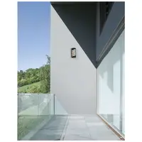 Aplica LsusO Negru Aluminiu Acrylic Diffuser LED 10 Wat 380Lm 3000K CRI>80 220-240 Volt 50Hz Beam Angle 64° IP65