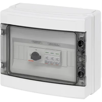 Tablou 2 siruri pentru sistemele fotovoltaice 600V DC - 25A Gewiss GWD9901