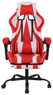 Scaun gaming RFG - Max Game, alb/negru