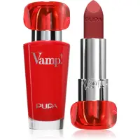 PUPA Milano Vamp! Luminous Lipstick ruj pentru buze culoare 301 Intense Red 3.5 g