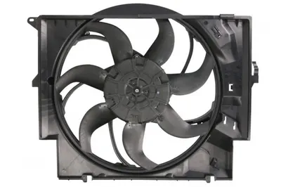 Ventilator radiator (cu carcasa) potrivit BMW 1 (E81), 1 (E82), 1 (E87), 1 (E88), 3 (E90), 3 (E91), 3 (E92), 3 (E93), X1 (E84) 2.0D 06.04-06.15