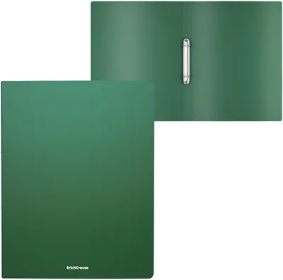 Îndosariere cu inele Erich Krause - Matt Classic, A4, cu 2 inele, verde