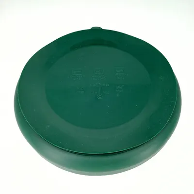 Farfurie rotunda din silicon compartimentata Coccorito Dark Green