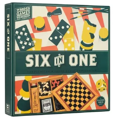 Set de jocuri de societate Six in One Compendium - De familie