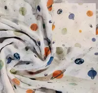 Scutec de muselină Gamberritos - Spaţiu, 120 x 120 cm