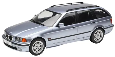 Model de colecție Model Car Group Moderne: Mașini - BMW 3er (E36) Touring, Blue Metallic, 1995