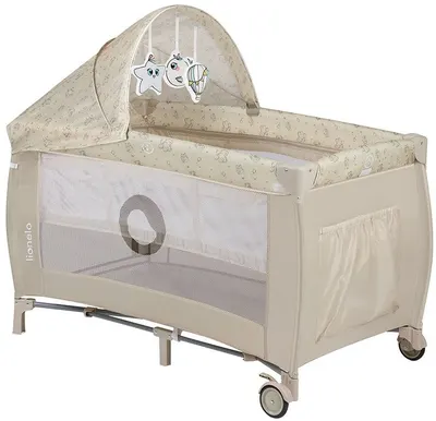 Pătuț pentru bebeluși Lionelo - Sven Plus, Beige Latte