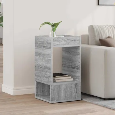 vidaXL Masă laterală Gri Sonoma 30 x 30 x 56 cm Lemn prelucrat