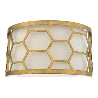 Aplica Epstein 1 Light Wall Light Gold & Ivory