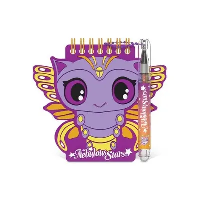 Carnețel de notițe, cu mini pix cu gel și stickere, 25 foi, personaj Lumina - Nebulous Stars