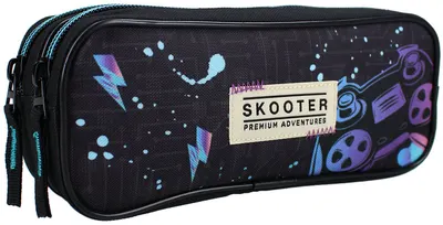 Penar școlar Vadobag Skooter - Game Face On, 2 fermoare