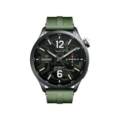Smartwatch Xiaomi Watch S5, 46mm, Ecran AMOLED 1.48inch, Bluetooth, GPS, 5 ATM, Autonomie 21 de zile (Verde)