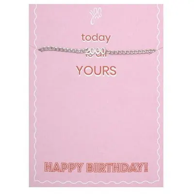 Bratara Aniversara Anul 2000 Today Is Yours - Inox