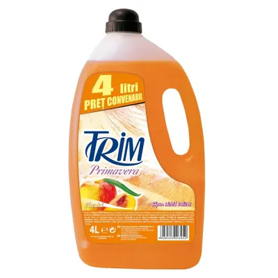 Sapun Lichid Trim Primavera, cu Piersici, 4 l