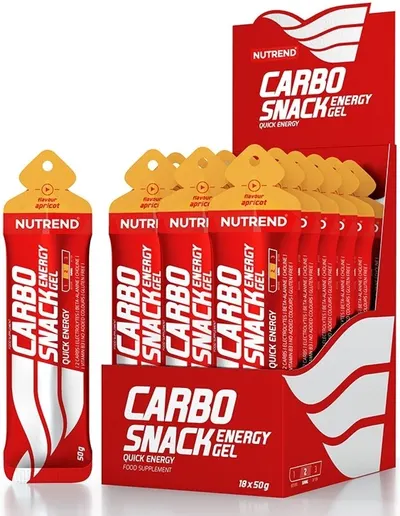 Carbosnack, caisă, 18 pliculețe, Nutrend