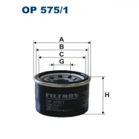 Filtru ulei FILTRON OP 575/1