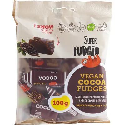Caramele - aroma cacao bio 100g Super Fudgio