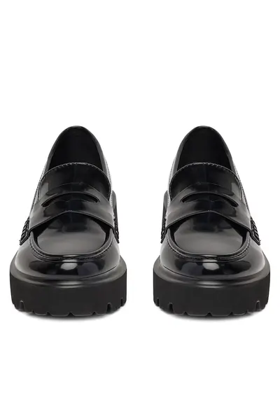 Mocasini dama piele ecologica - Negru