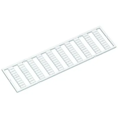 WMB marking card; as card; MARKED; E250.0, E250.1, ..., E259.6, E259.7 (1 each); not stretchable; Vertical marking; snap-on type; white