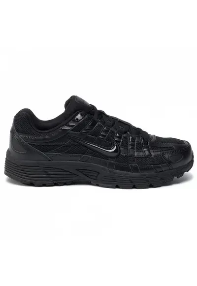 Pantofi sport cu insertii din plasa P-6000 - Negru
