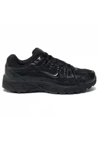 Pantofi sport cu insertii din plasa P-6000 - Negru