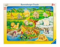 Puzzle Ravensburger de 14 piese - Vizita la zoo