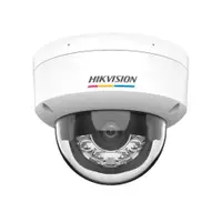 Camera supraveghere IP dome cu iluminare duala Hikvision ColorVu DS-2CD1147G3H-LIU, 4 MP, 2.8 mm, microfon, IR + lumina alba 30 m, PoE