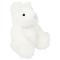 Jucărie textilă Widdop Bambino - Ursuleț alb, 13 cm