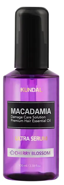 Kundal Ser de păr Macadamia, Cireașă, 100 ml