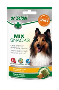 MIX Recompense Blana frumoasa & Respiratie proaspata pentru caini, Dr. Seidel, 90g