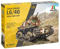 Model asamblabil Italeri Militar: Tancuri - Tanc ușor italian Carro Armato L6/40