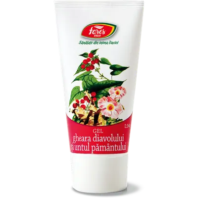 Gel Gheara Diavolului si Untul Pamantului, 50ml, Fares