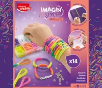 Set creativ Maped Creativ - ImaginStyle, creeaza bratari