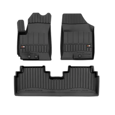 Set covorase cauciuc 3 piese proLine 3D, fata spate negru, potrivit HYUNDAI IX20 11.10-07.19, Minivan