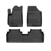 Set covorase cauciuc 3 piese proLine 3D, fata spate negru, potrivit HYUNDAI IX20 11.10-07.19, Minivan