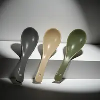 Lingură ceramică Morello - Nordic, gri, 14.2 cm