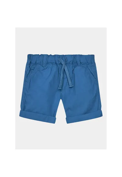 Pantaloni scurti baieti - 303820121 - Bumbac - Albastru - Albastru