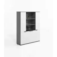 Dulap cu 4 usi si biblioteca integrată ,design modern și elegant ,calitate premium , dimensiuni 1600*400*2000