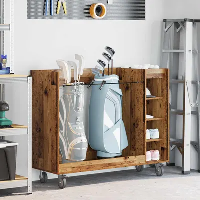 vidaXL Dulap Golf cu roata Simplu Lemn vechi 120 x 45 x 98 cm