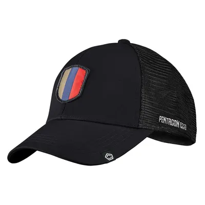 Sapca tactica Pentagon PRO Crest Trucker Cap - Negru