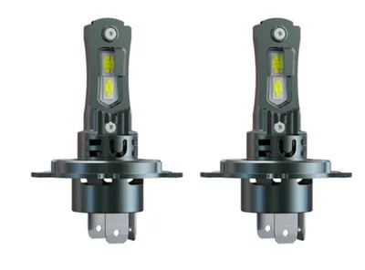 Set 2 becuri auto LED mini H4 K13 model 3570 de 150W 19000 lumeni 6000k
