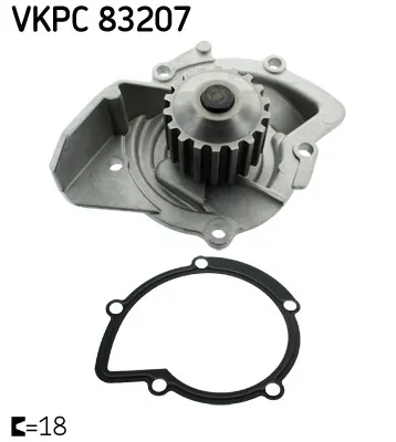 Pompa Apa cu Garnitura Potrivit Ds Ds 5; Citroen C4 Grand Picasso I, C4 Ii, C4 Picasso I, C4 Picasso Ii, C5 Iii, C8, Ds4, Ds5, Jumpy Ii; Fiat Scudo; Ford C-Max Ii, Focus Iii 2.0d 2.0dh 03.06