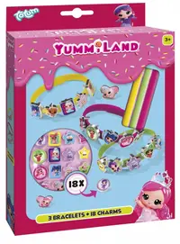Set creativ Totum - Yummiland, Confecționează singur brățări, 3 bucăți